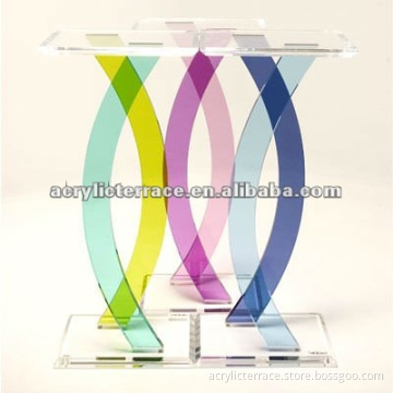 colorful Acrylic lucite pedestal